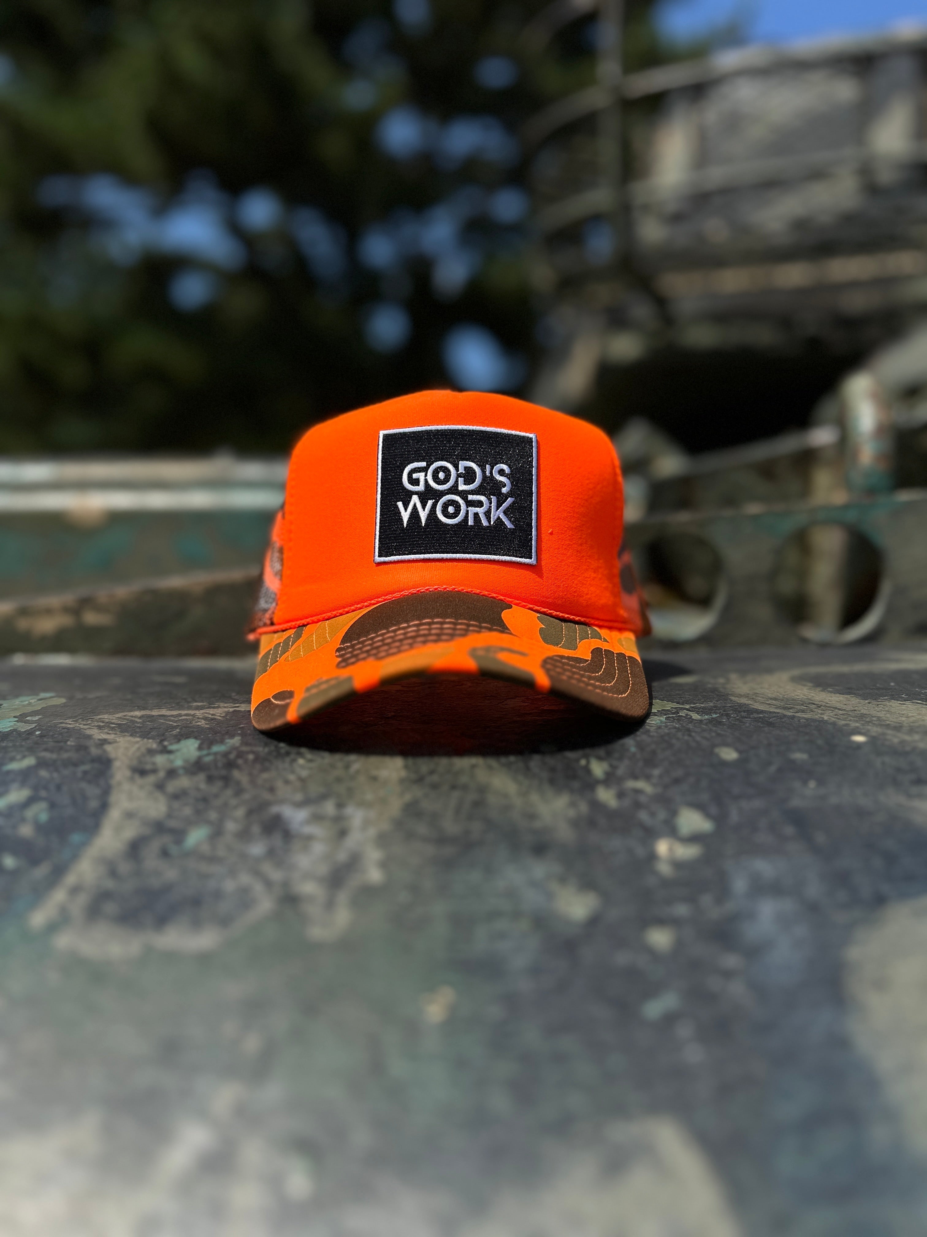 GOD’S WORK – Snapback Espuma y Malla (Varios Colores)