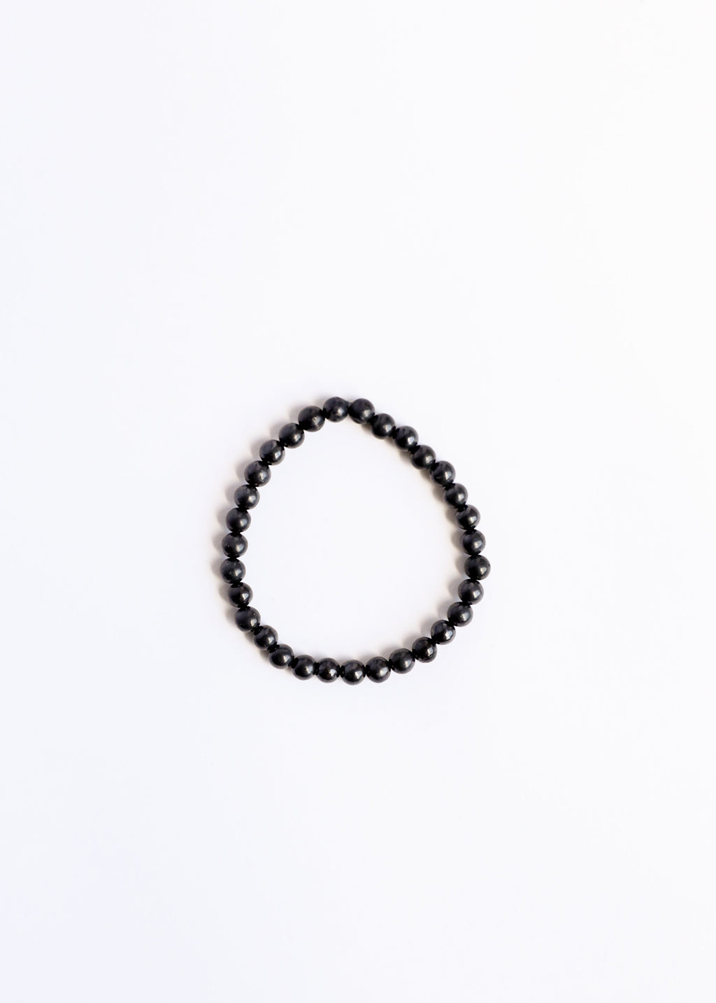 Pure Shungite || Adult Stretch Bracelet