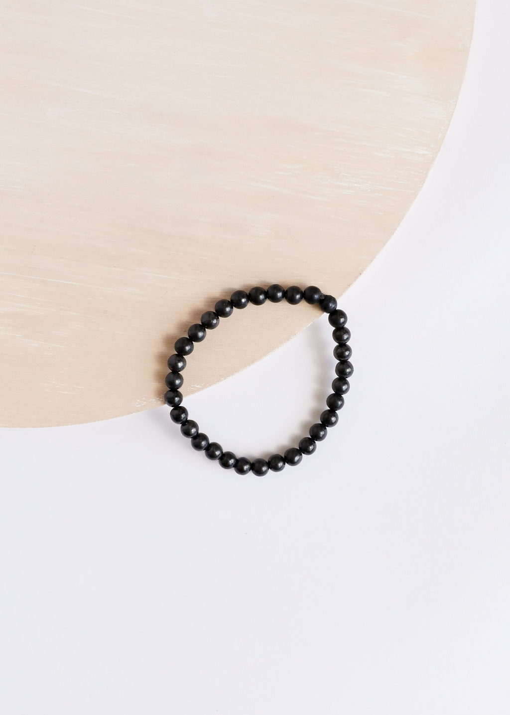 Pure Shungite || Adult Stretch Bracelet