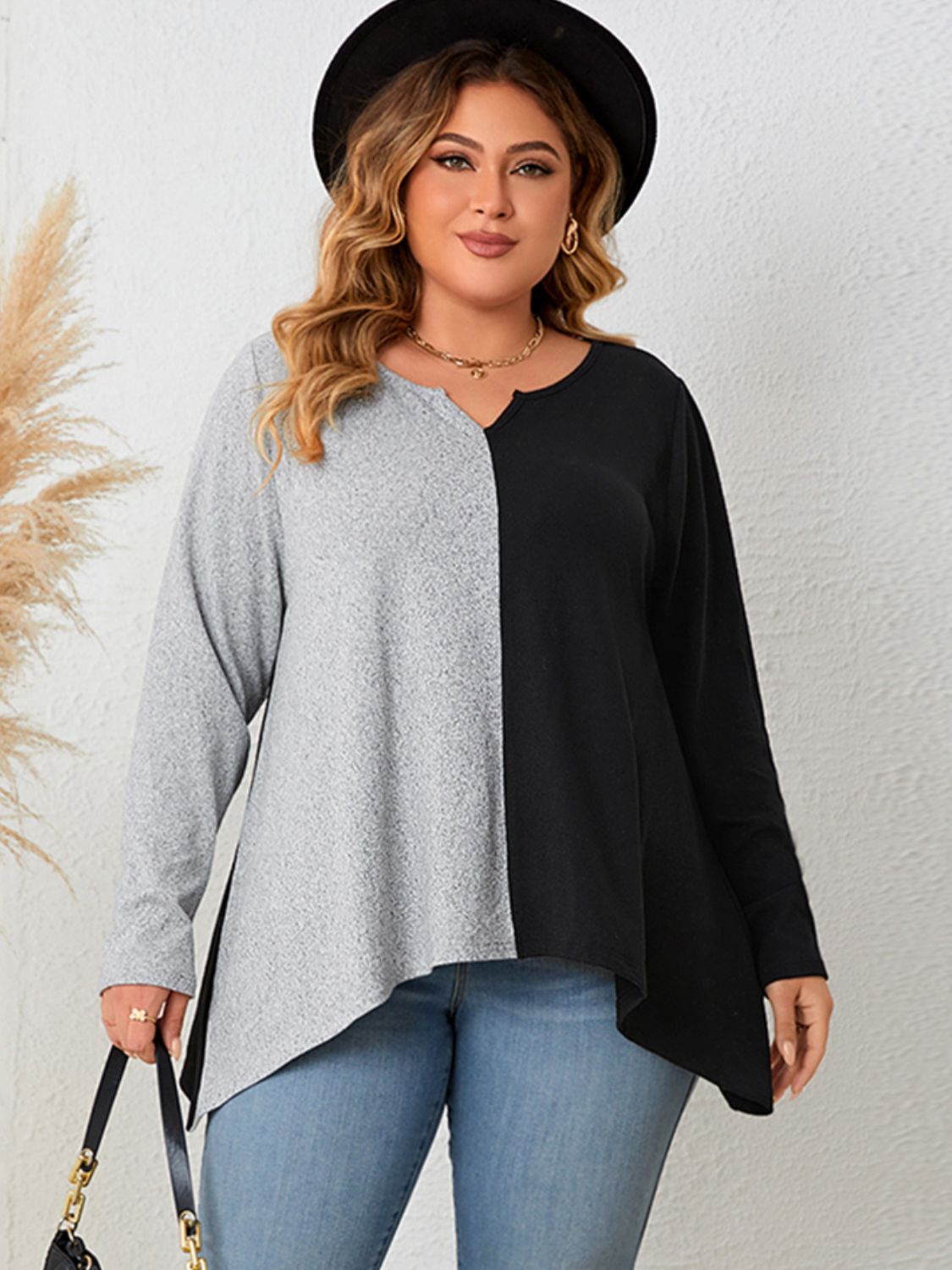 Blusa Saviella “Confianza” – Corte Clásico Plus Size