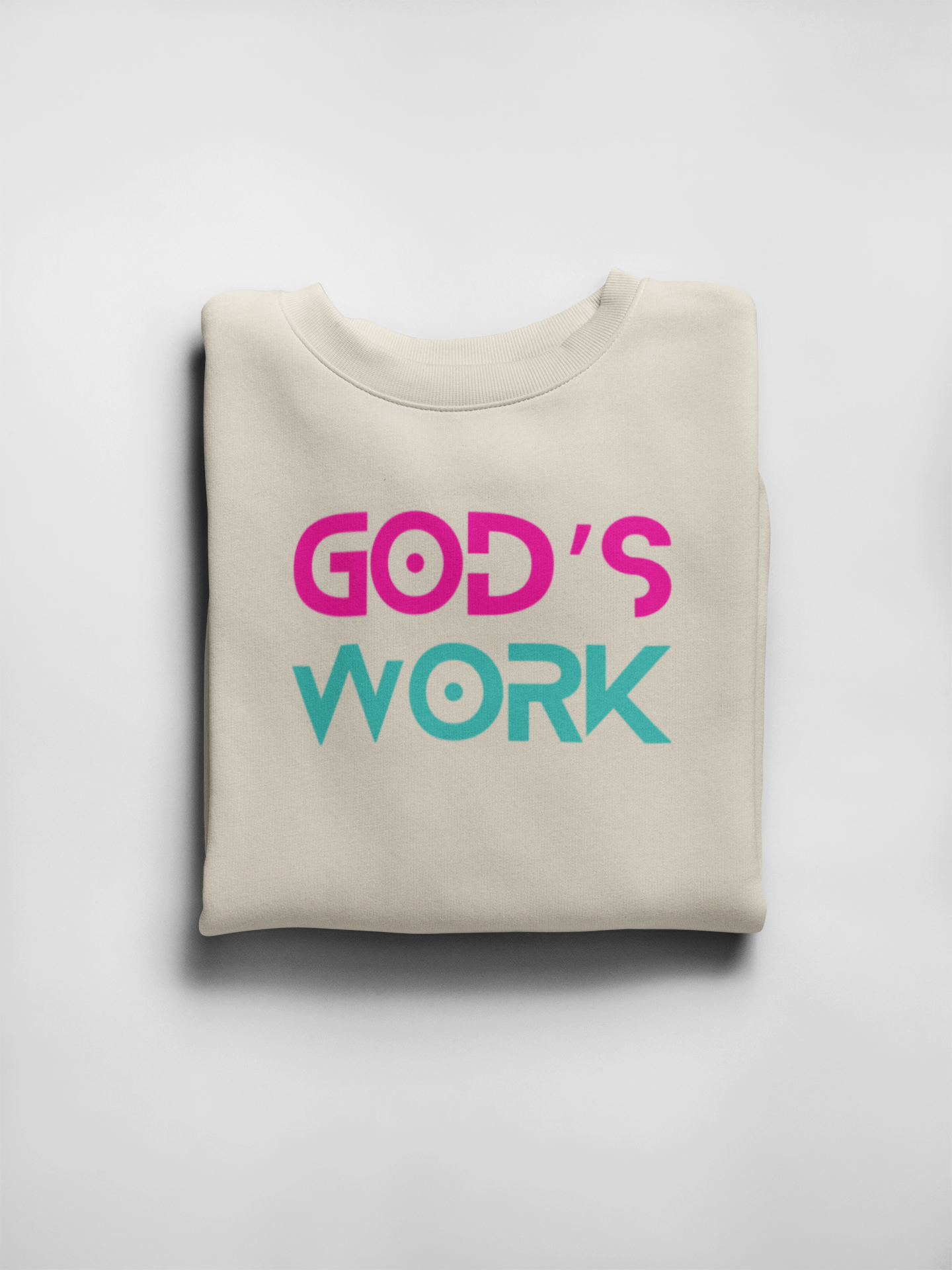 God’s Work – Crew Neck Sweater con Estilo y Propósito