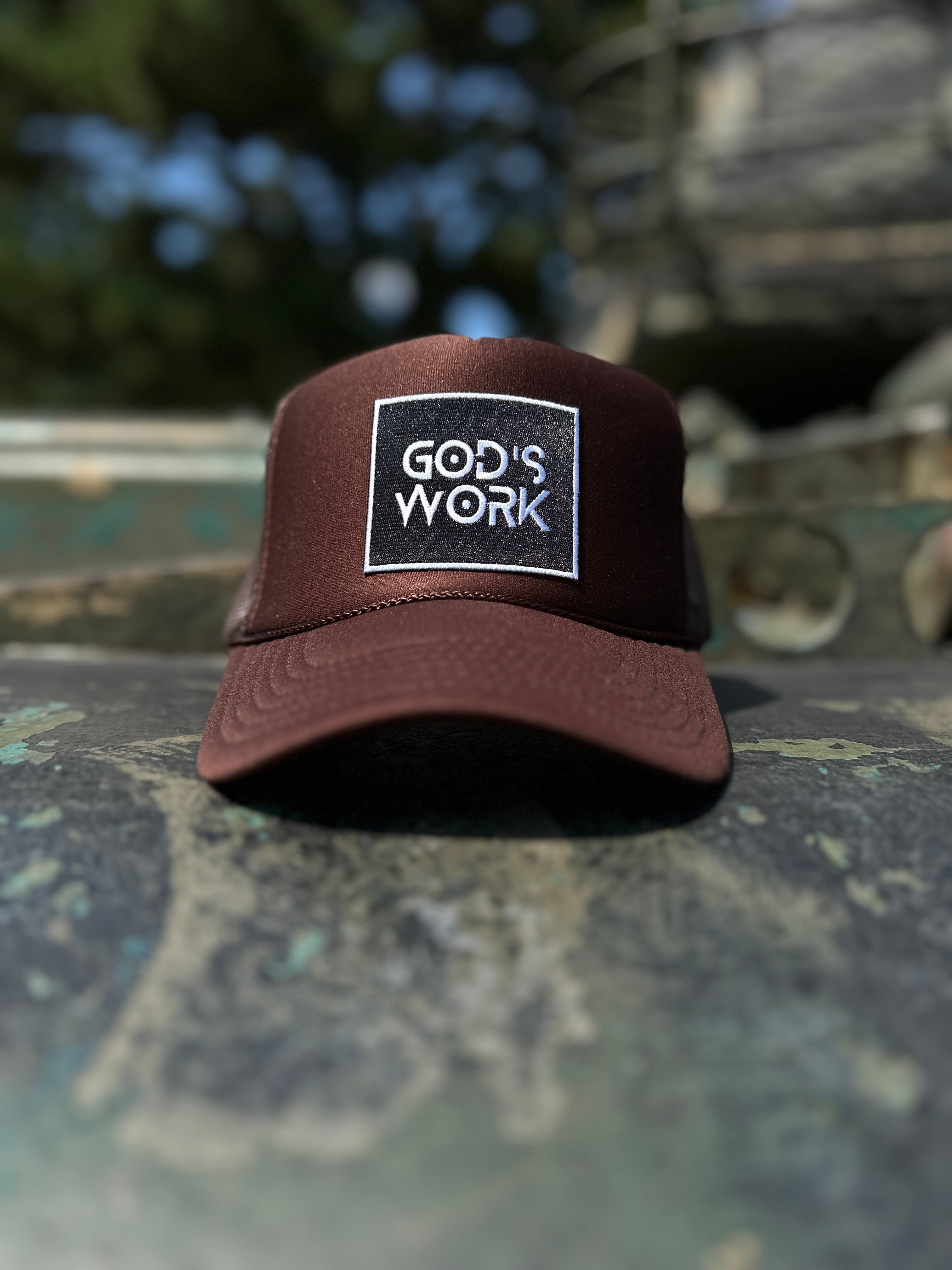 GOD’S WORK – Snapback Espuma y Malla (Varios Colores)