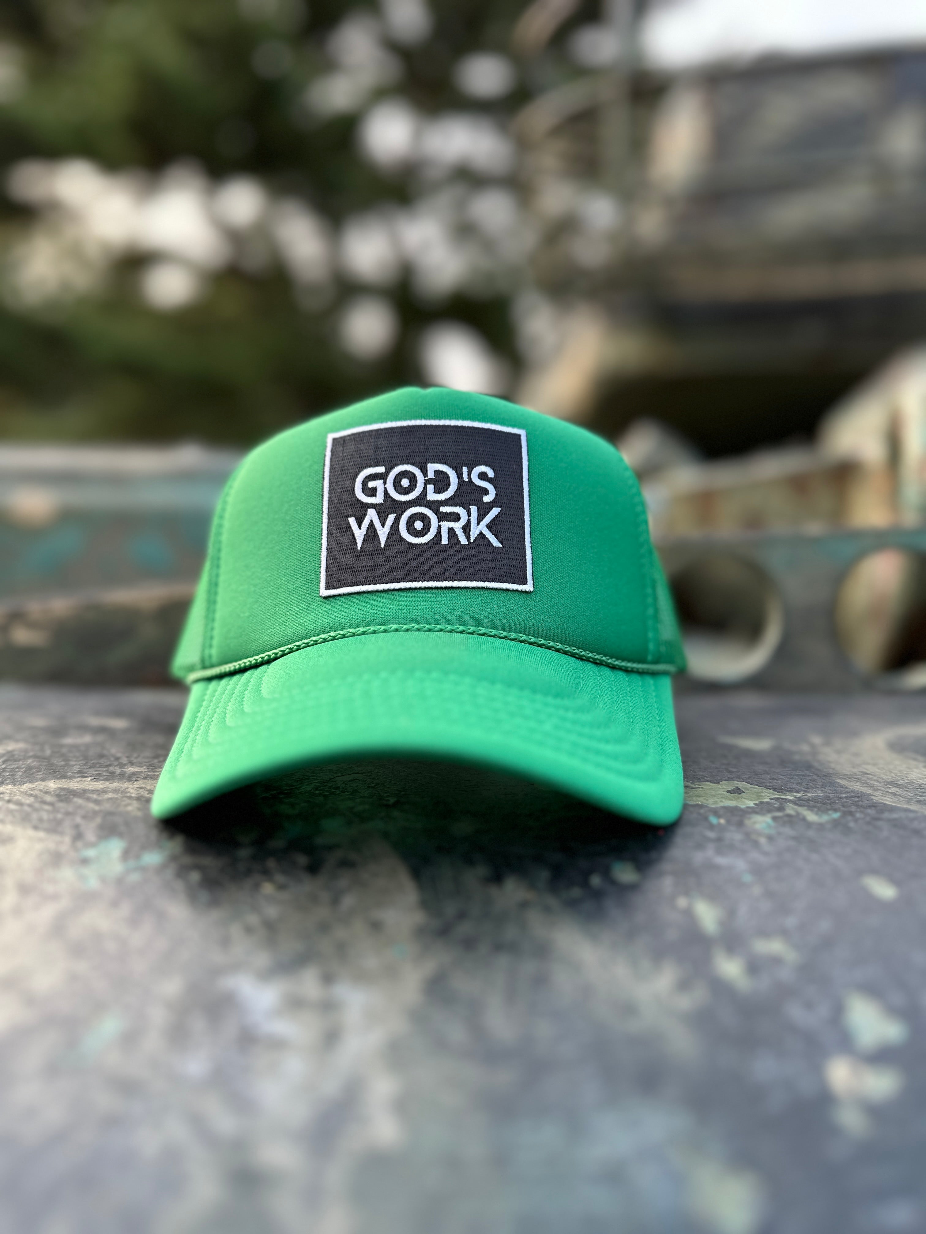GOD’S WORK – Snapback Espuma y Malla (Varios Colores)
