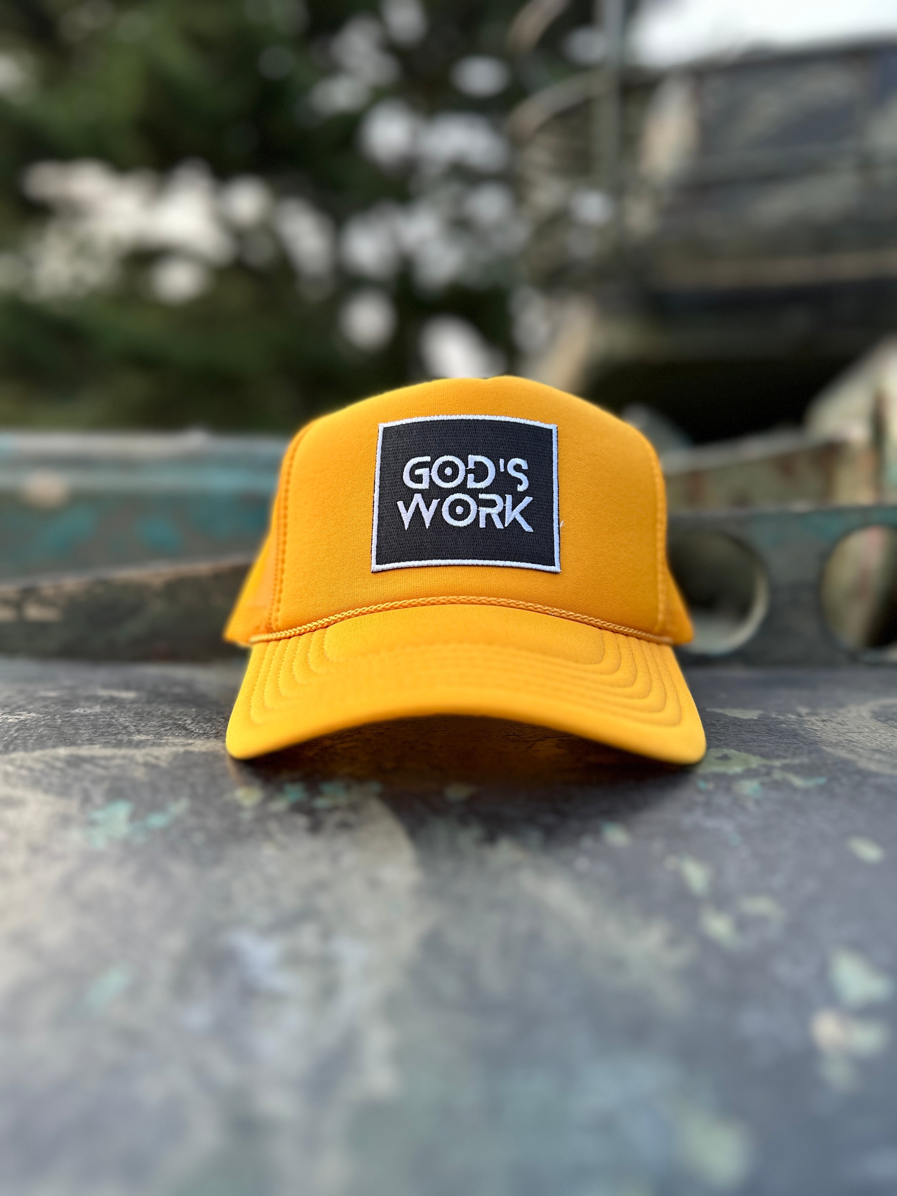 GOD’S WORK – Snapback Espuma y Malla (Varios Colores)