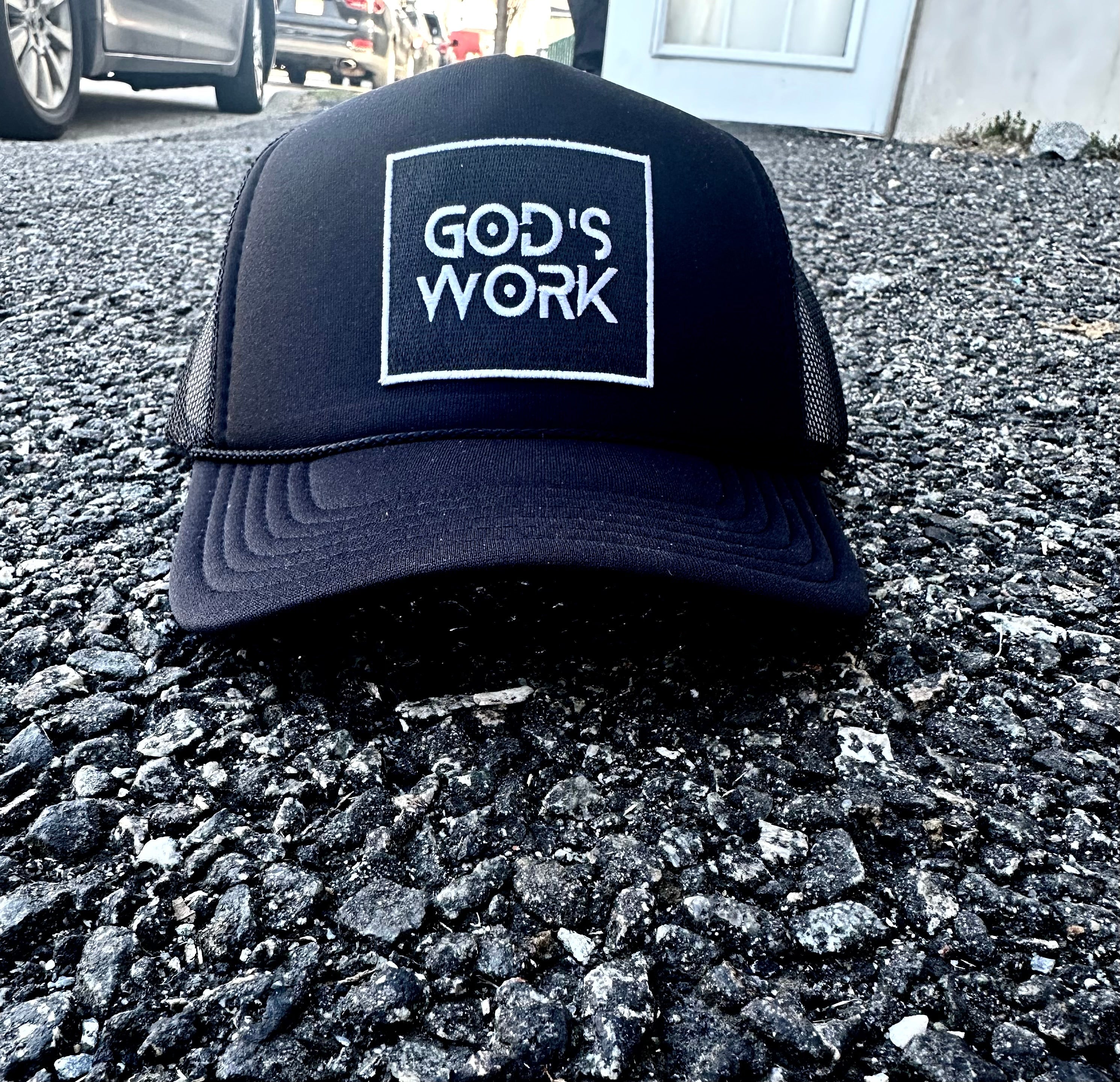 GOD’S WORK – Snapback Espuma y Malla (Varios Colores)