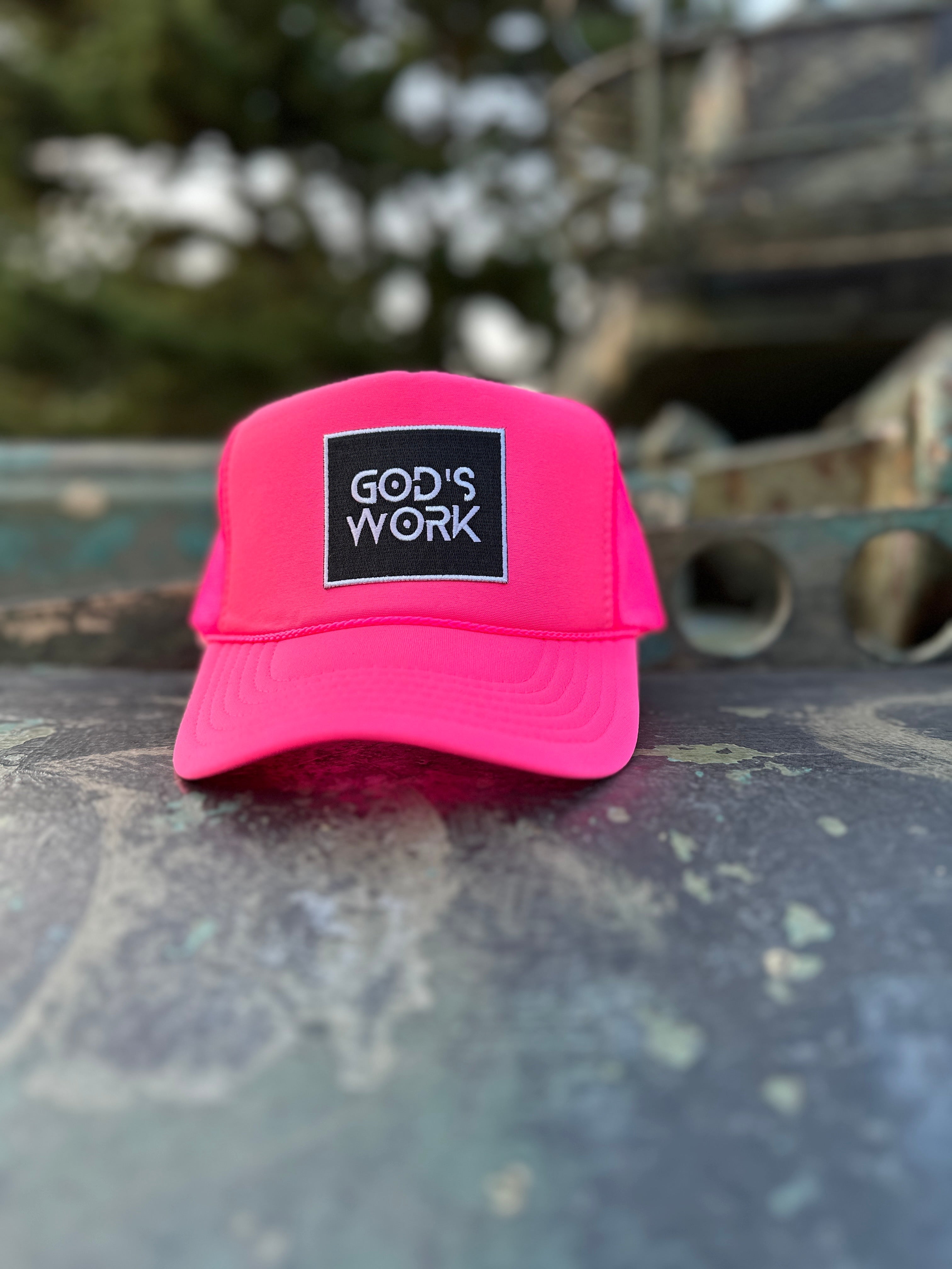 GOD’S WORK – Snapback Espuma y Malla (Varios Colores)