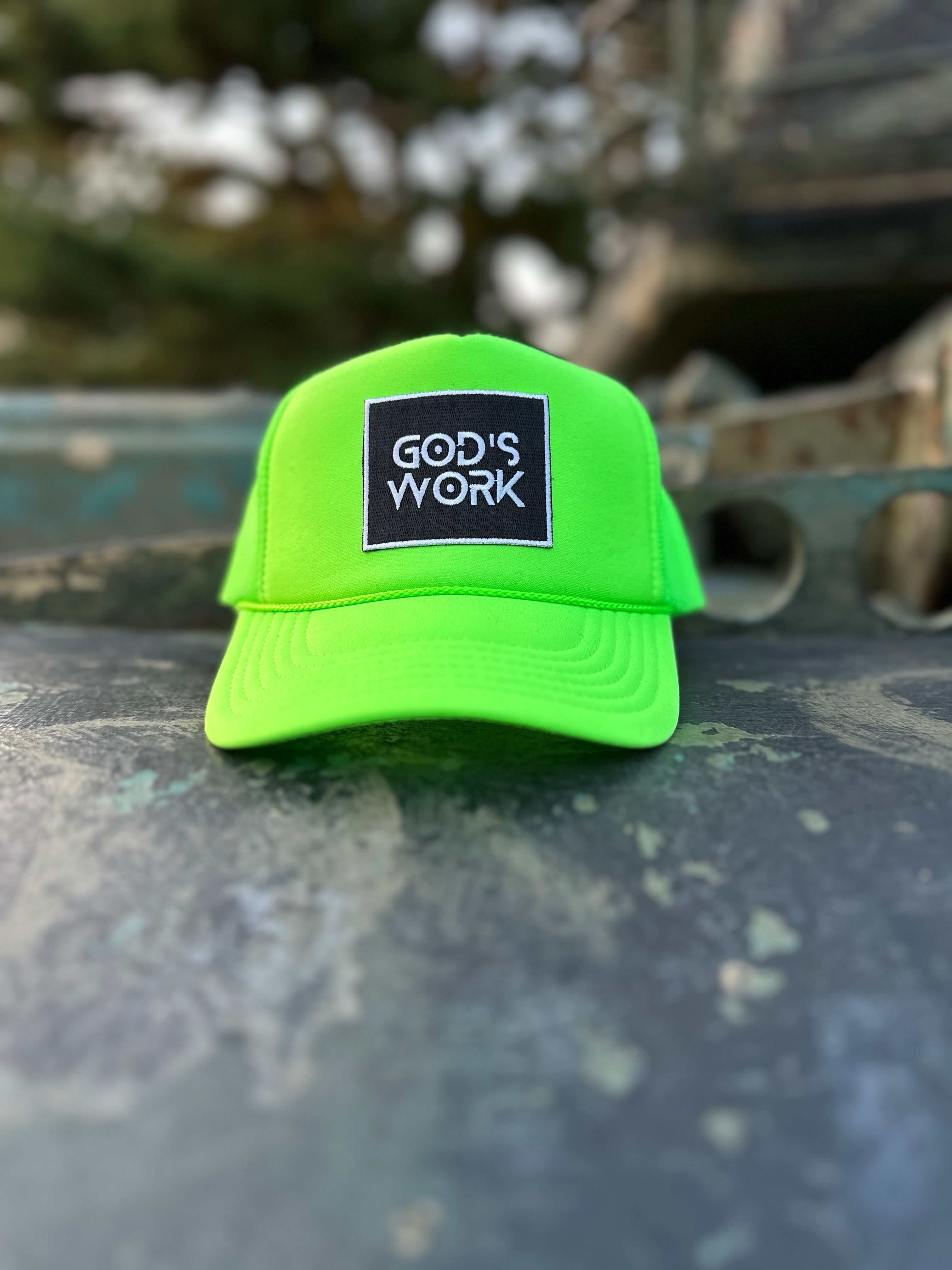 GOD’S WORK – Snapback Espuma y Malla (Varios Colores)