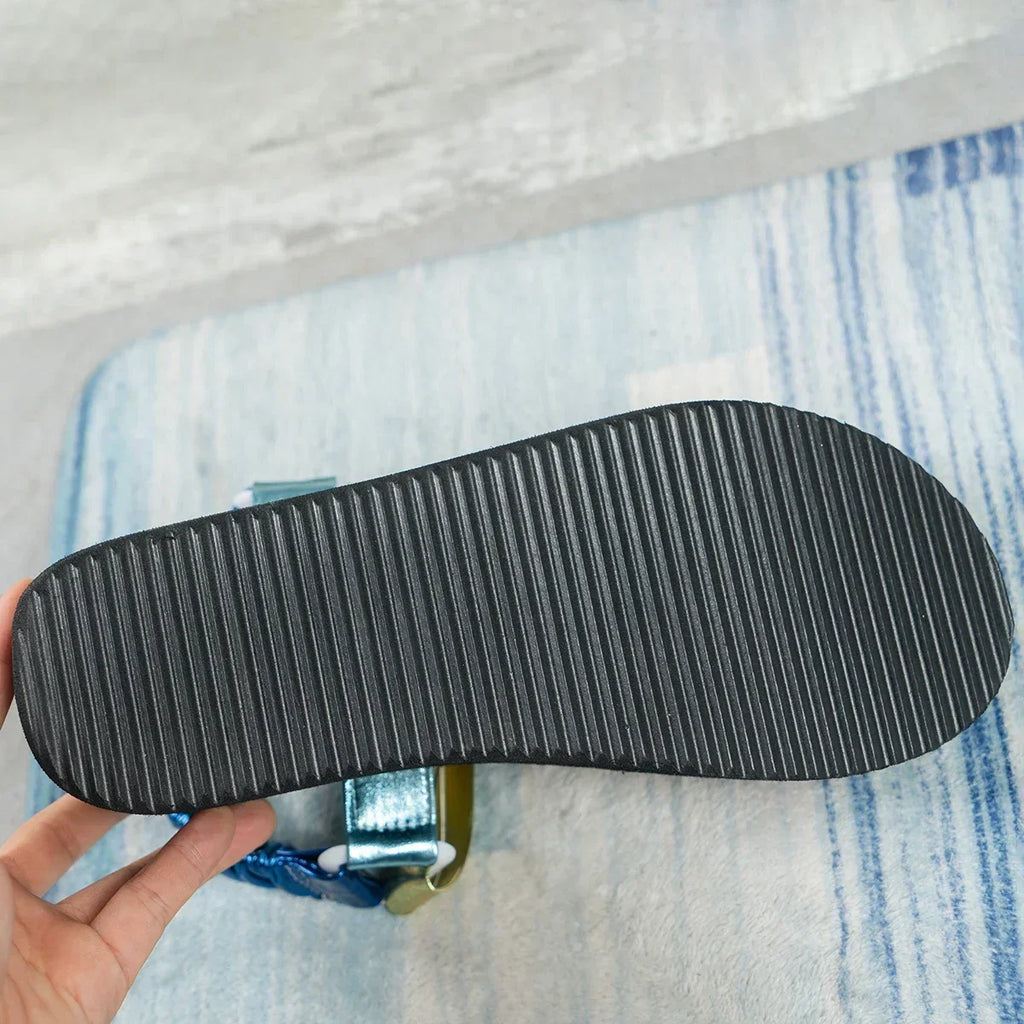 Sandalias Verano 2025 – Estilo Playero con Toque Artesanal y Comodidad XL