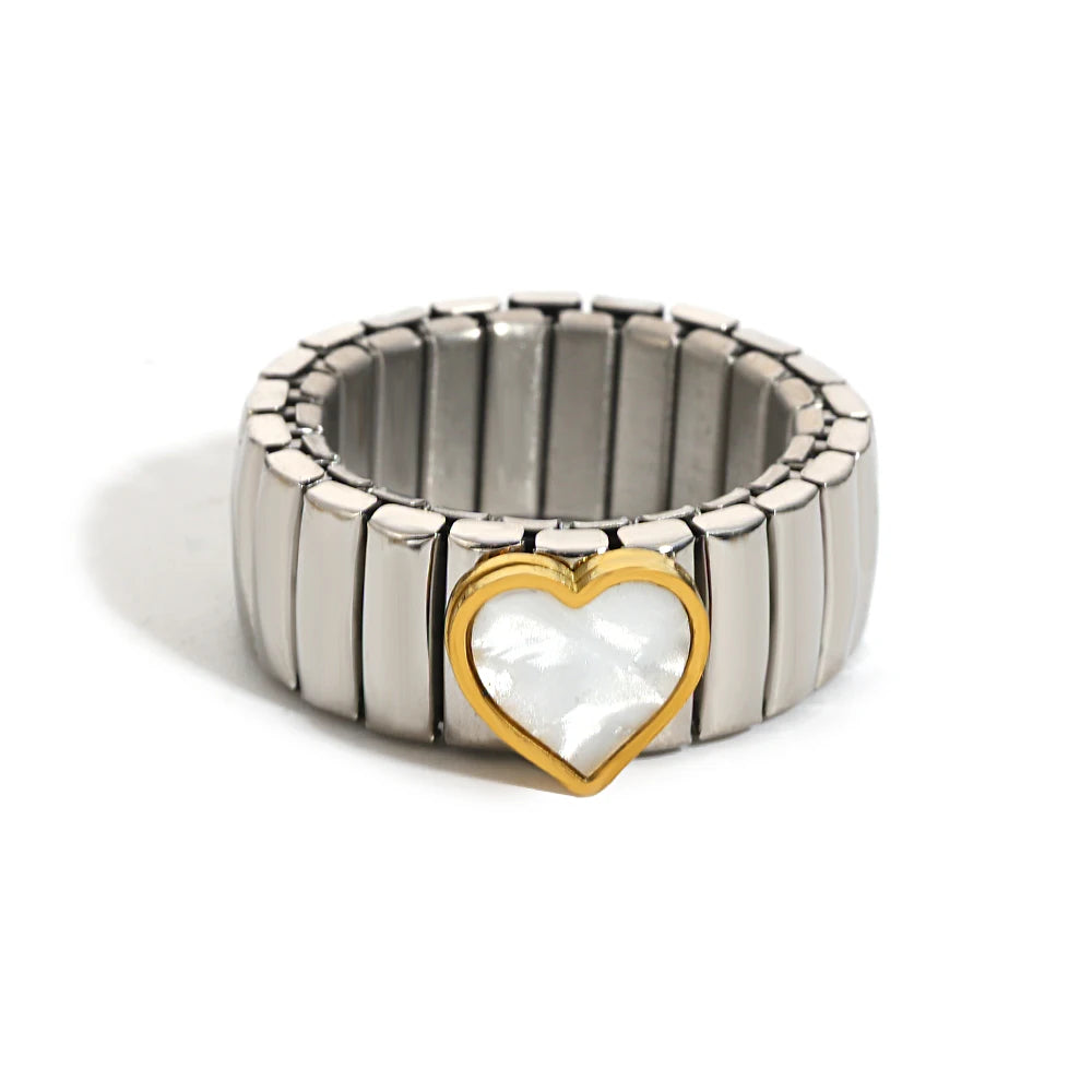 Brazalete Love Stars – Elástico Unisex Acero