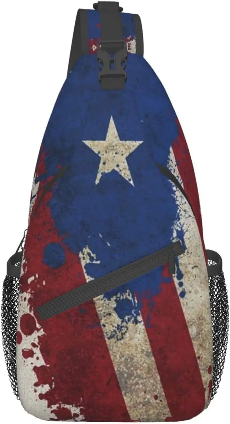 MiBori Chest Bag PR – Bandera Unisex Aventurera