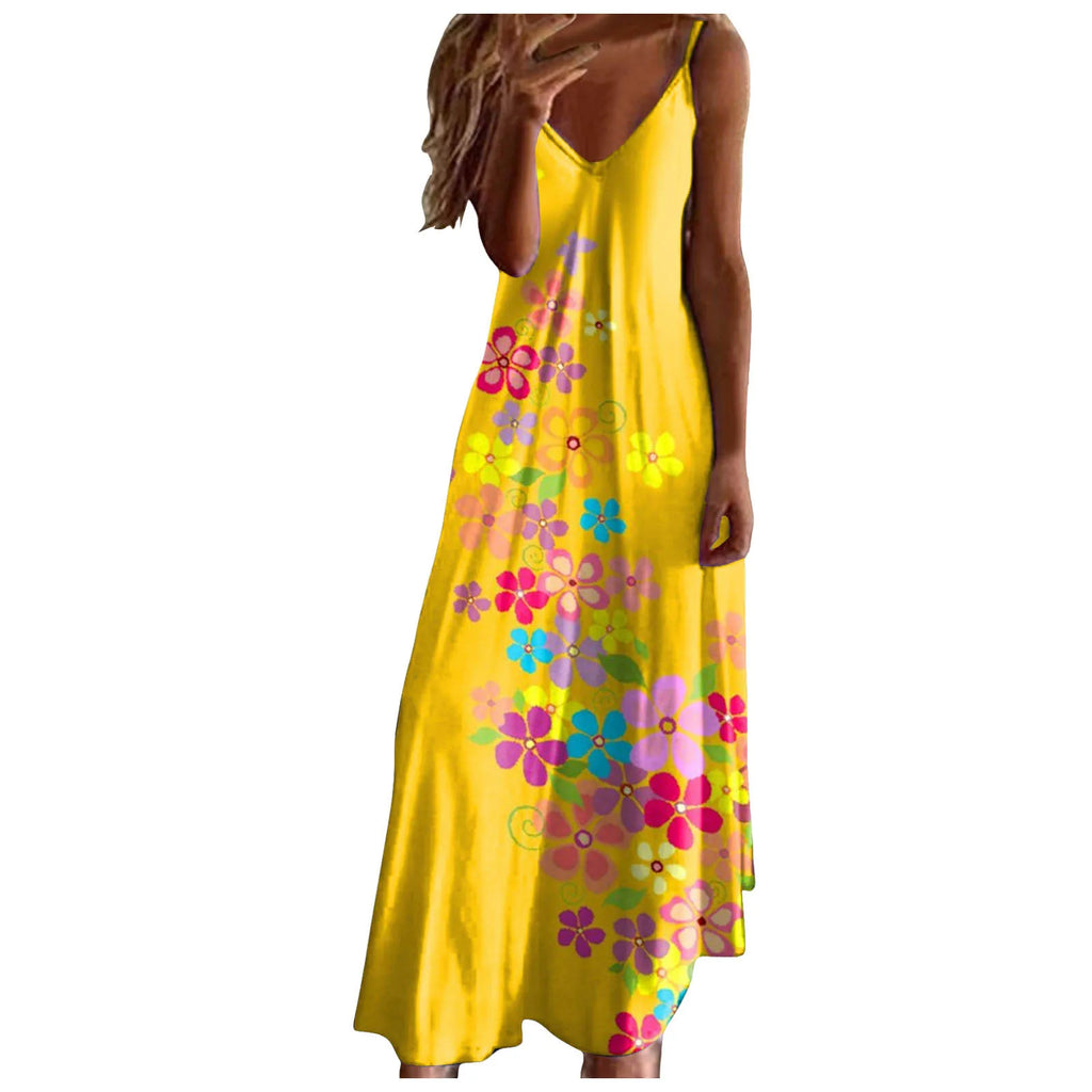 Vestido Maxi Floral de Verano