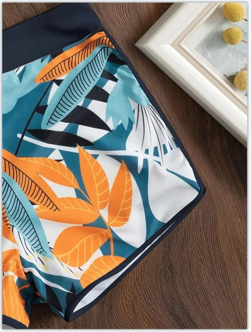 Bikini Deportivo Mujer – Estampado con Encaje