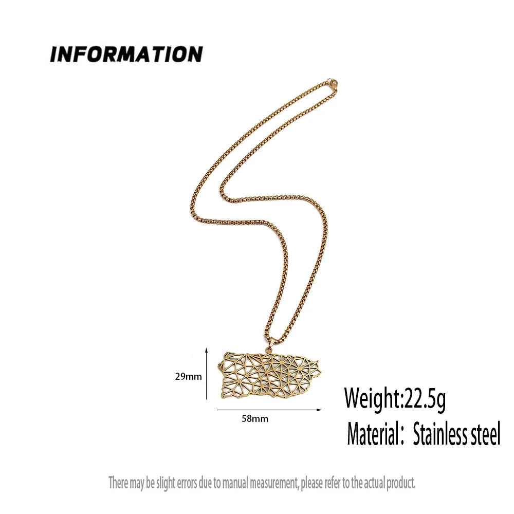 MiBori Collar Boricua Dorado