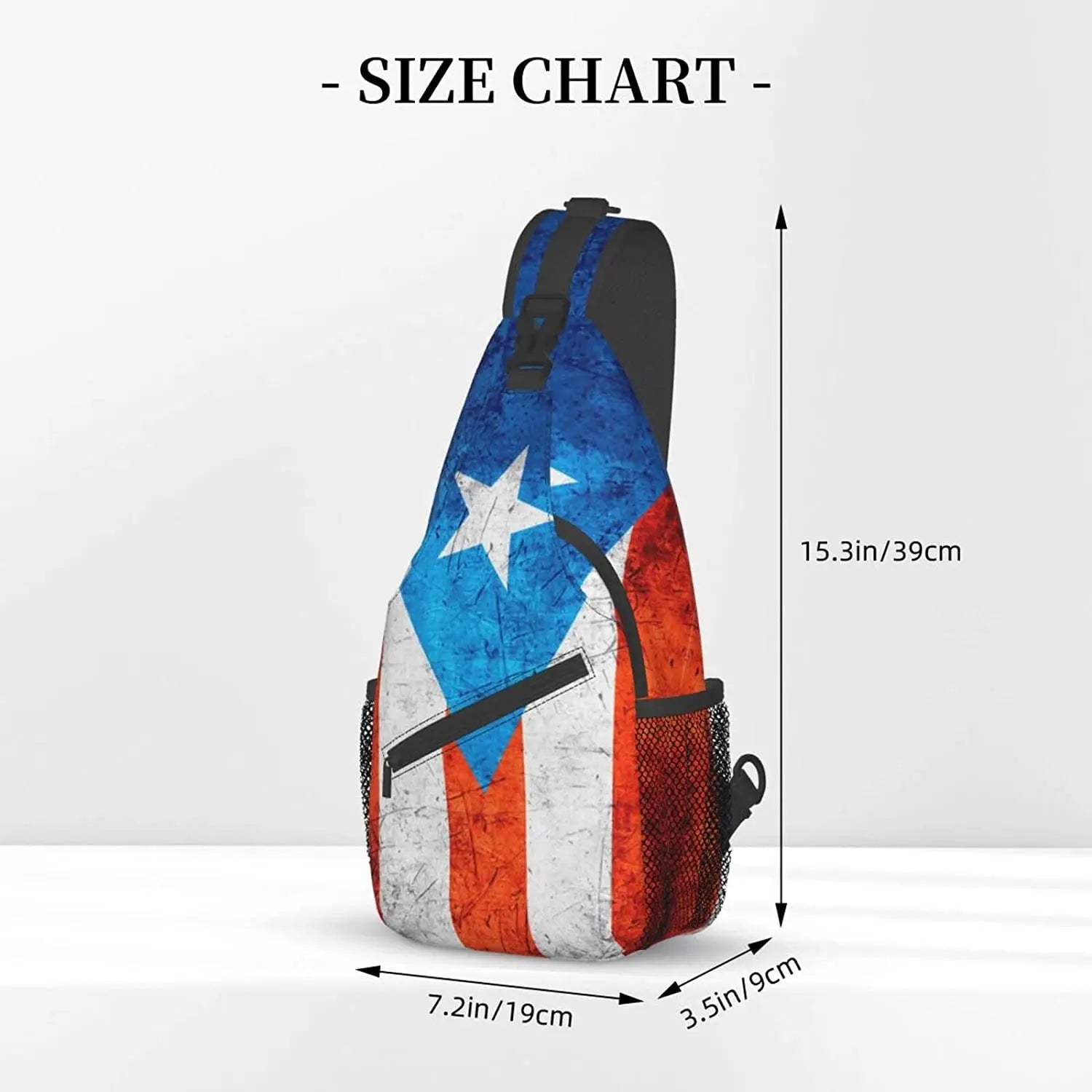 MiBori Chest Bag PR – Bandera Unisex Aventurera