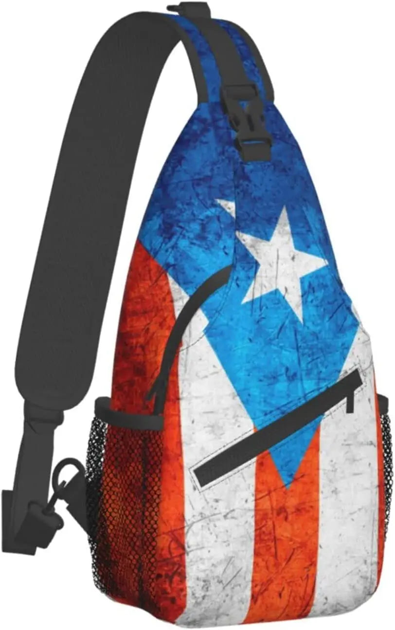 MiBori Chest Bag PR – Bandera Unisex Aventurera