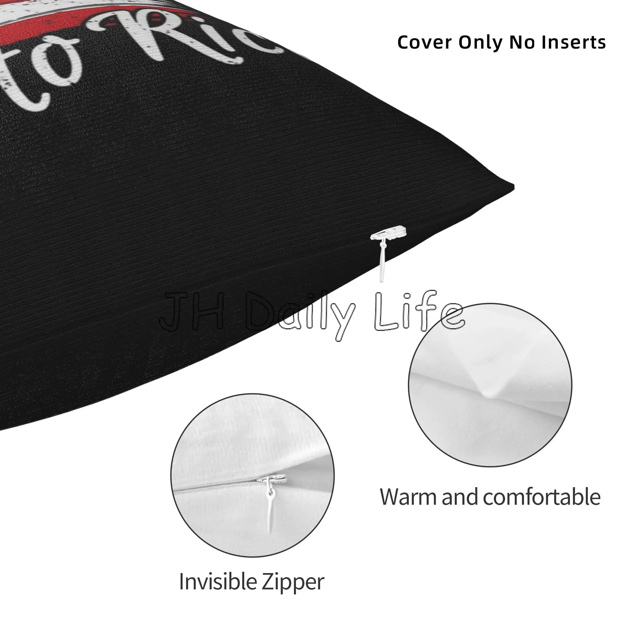 Funda de Cojín Bandera de Puerto Rico – Estilo Boricua para tu Espacio