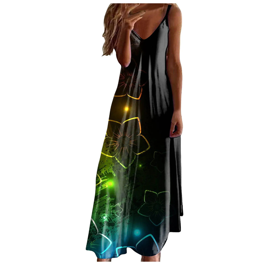 Vestido Maxi Floral de Verano