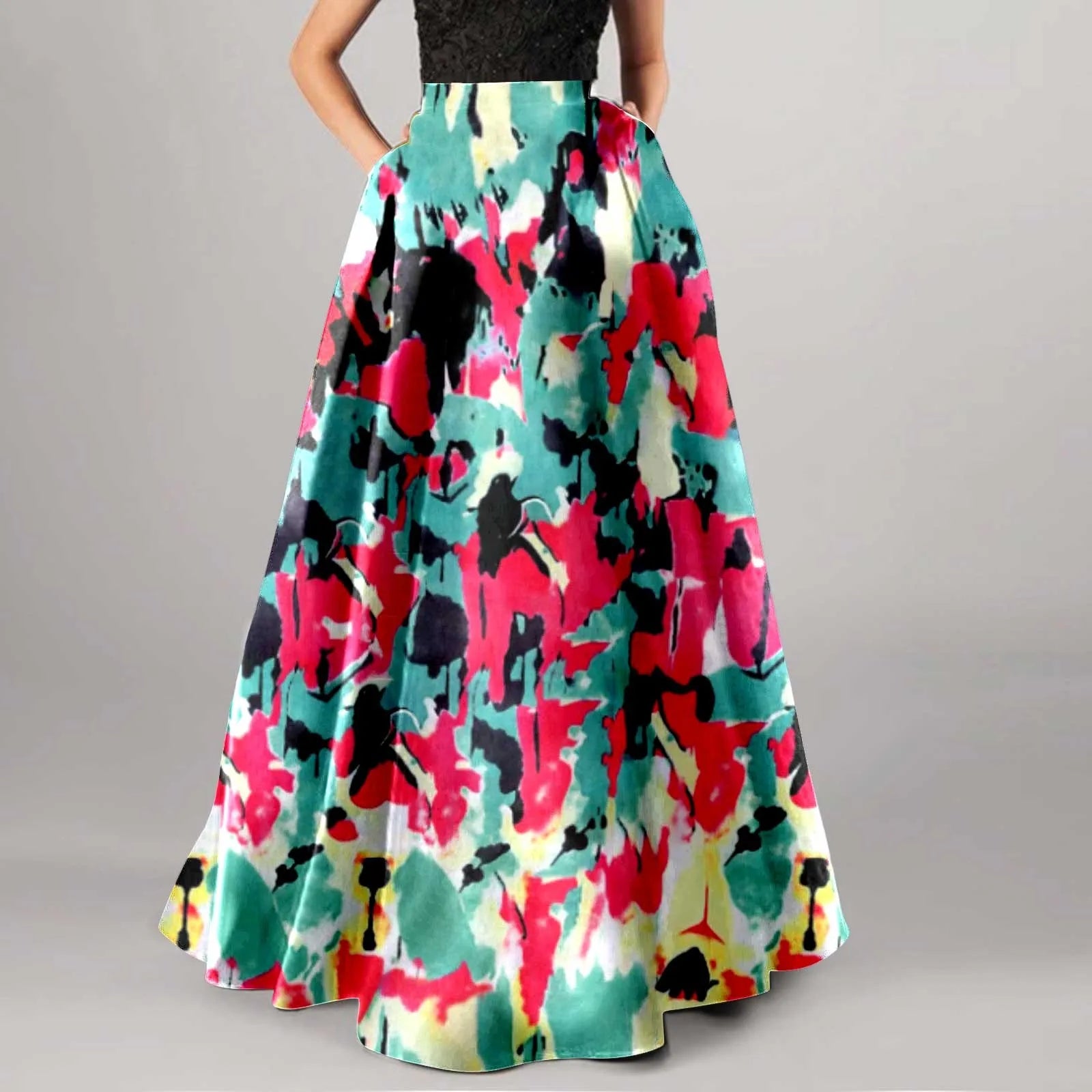 "Maxi Elegancia con Flores"