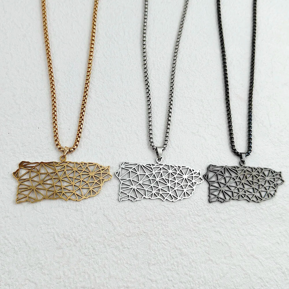 MiBori Collar Boricua Dorado