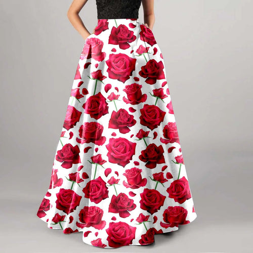 "Maxi Elegancia con Flores"