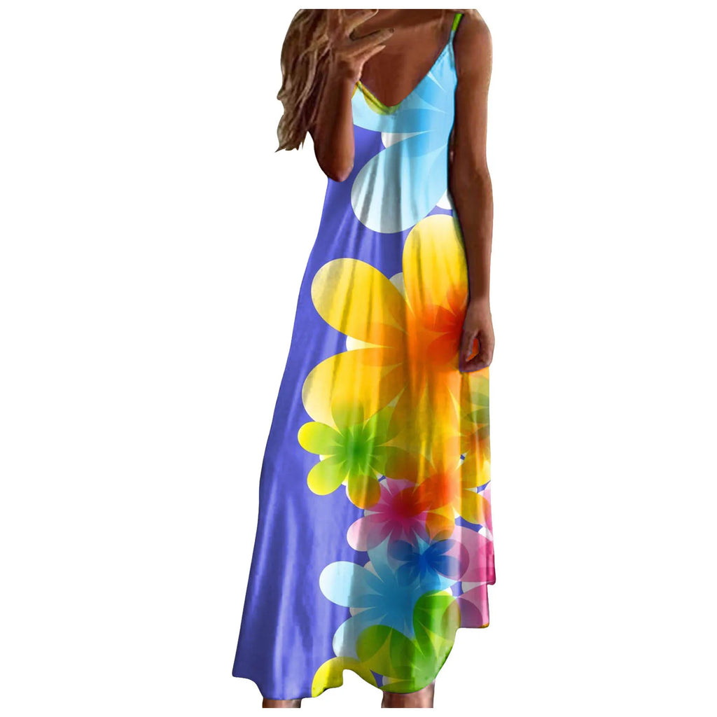 Vestido Maxi Floral de Verano
