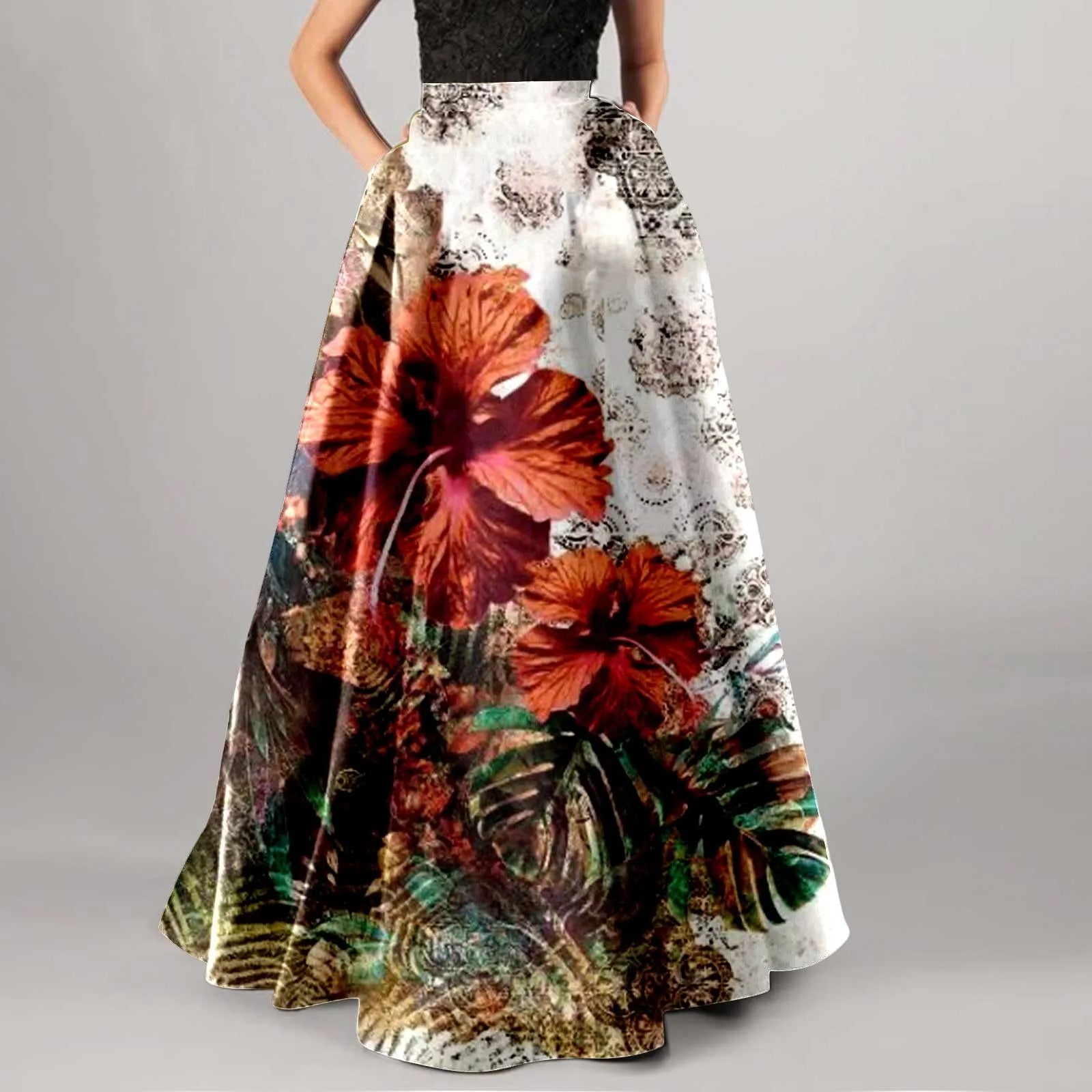 "Maxi Elegancia con Flores"