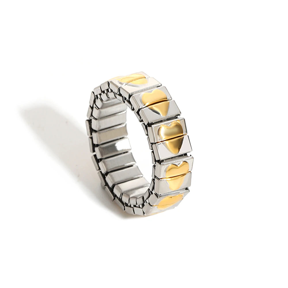Brazalete Love Stars – Elástico Unisex Acero
