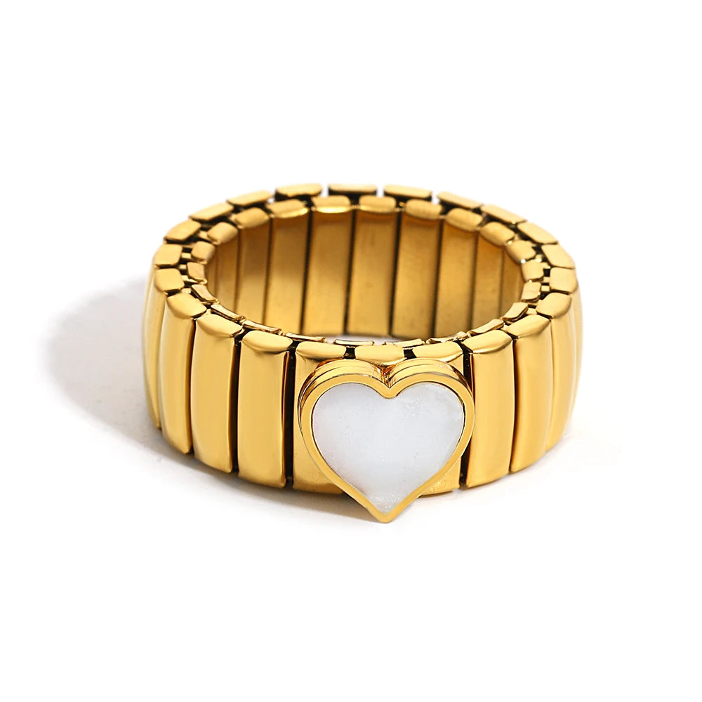 Brazalete Love Stars – Elástico Unisex Acero