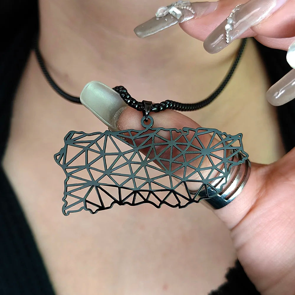 MiBori Collar Boricua Dorado