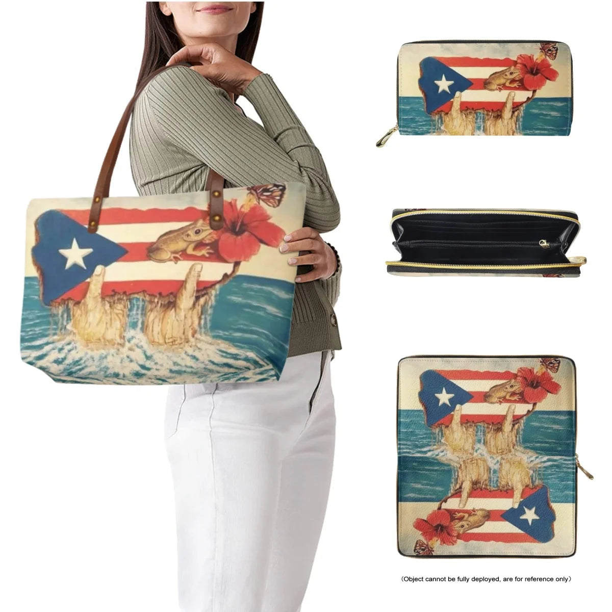 MiBori Bags 2 en 1 – Diseño Arte Boricua para Mujer