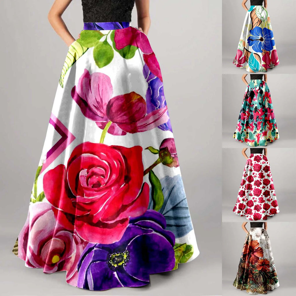 "Maxi Elegancia con Flores"