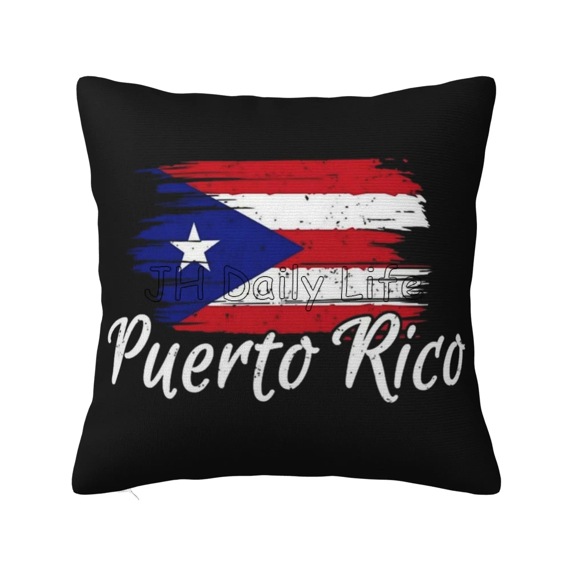 Funda de Cojín Bandera de Puerto Rico – Estilo Boricua para tu Espacio