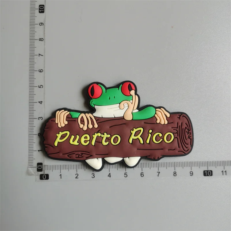 Imán 3D Puerto Rico – Recuerdo Creativo de San Juan para tu Nevera