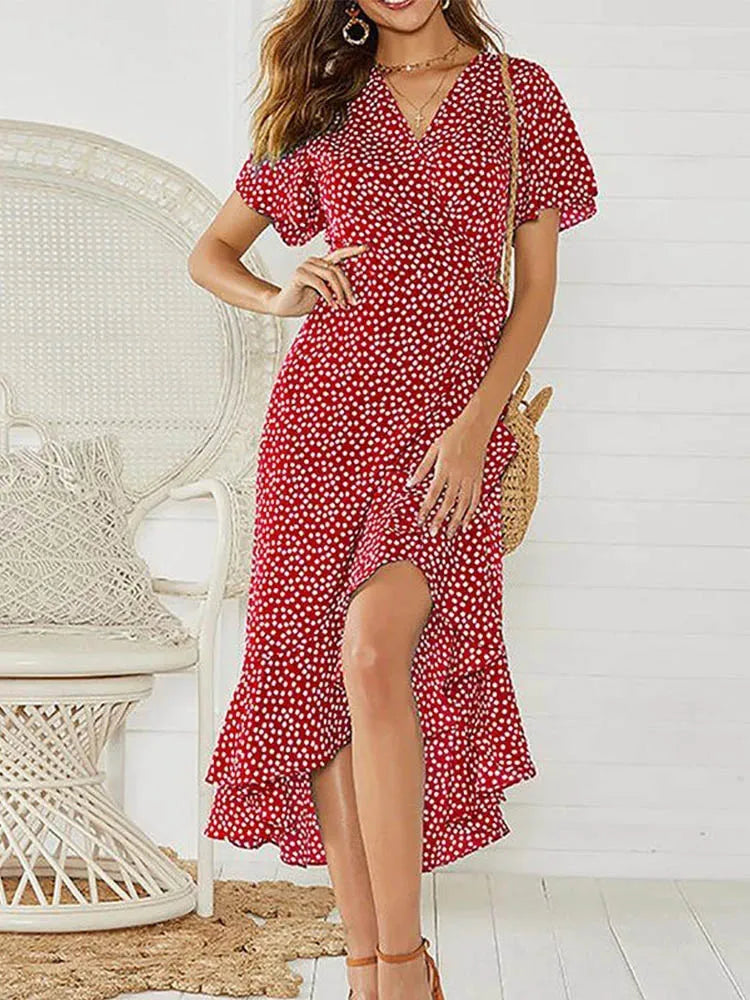 Vestido Boho Maxi Floral – Estilo Playero y Elegancia Veraniega 2025