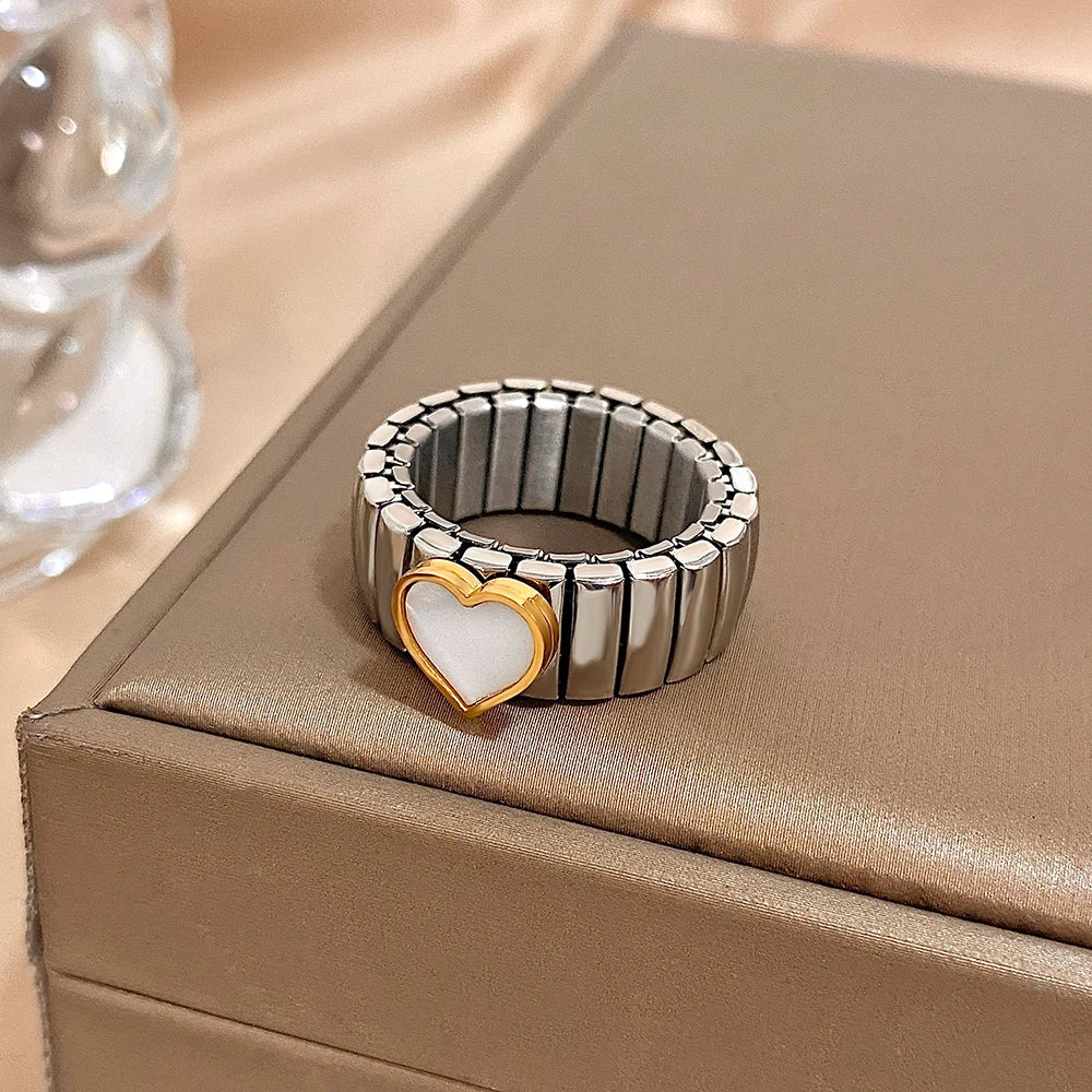Brazalete Love Stars – Elástico Unisex Acero