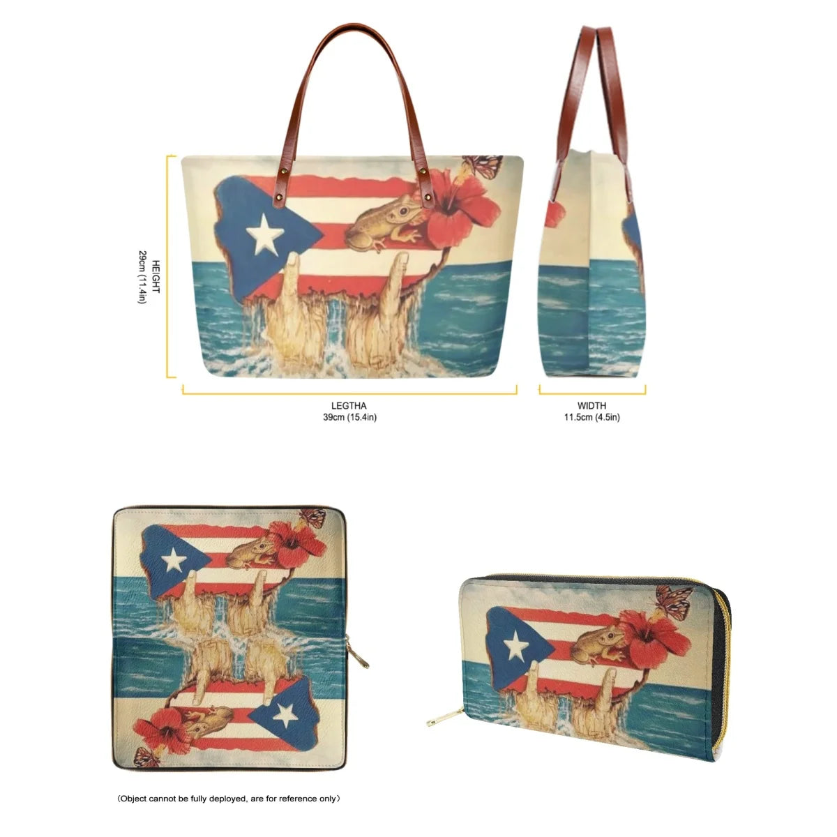 MiBori Bags 2 en 1 – Diseño Arte Boricua para Mujer