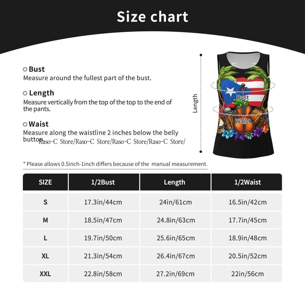 Crop Yoga Sexy con Bandera Boricua