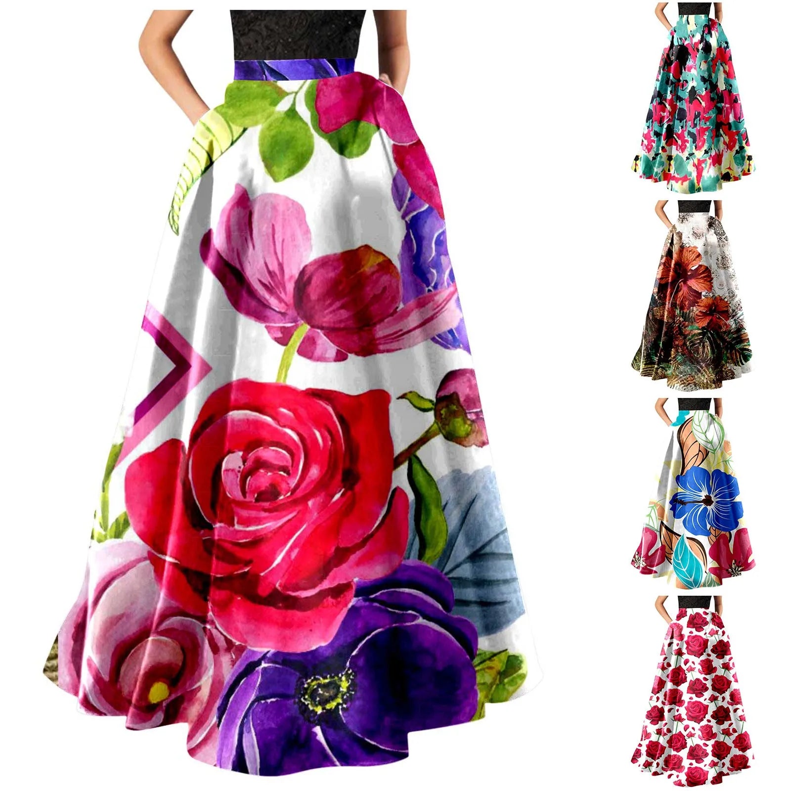 "Maxi Elegancia con Flores"