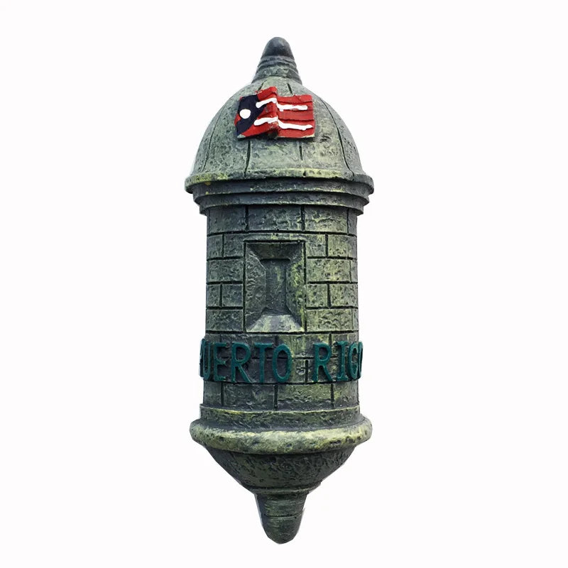Imán 3D Puerto Rico – Recuerdo Creativo de San Juan para tu Nevera