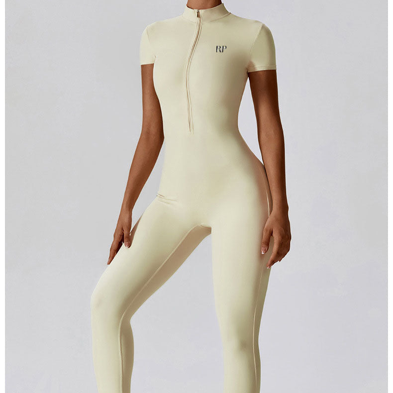 Scuba Zip Jumpsuit — Respira Estilo. Abraza Poder.