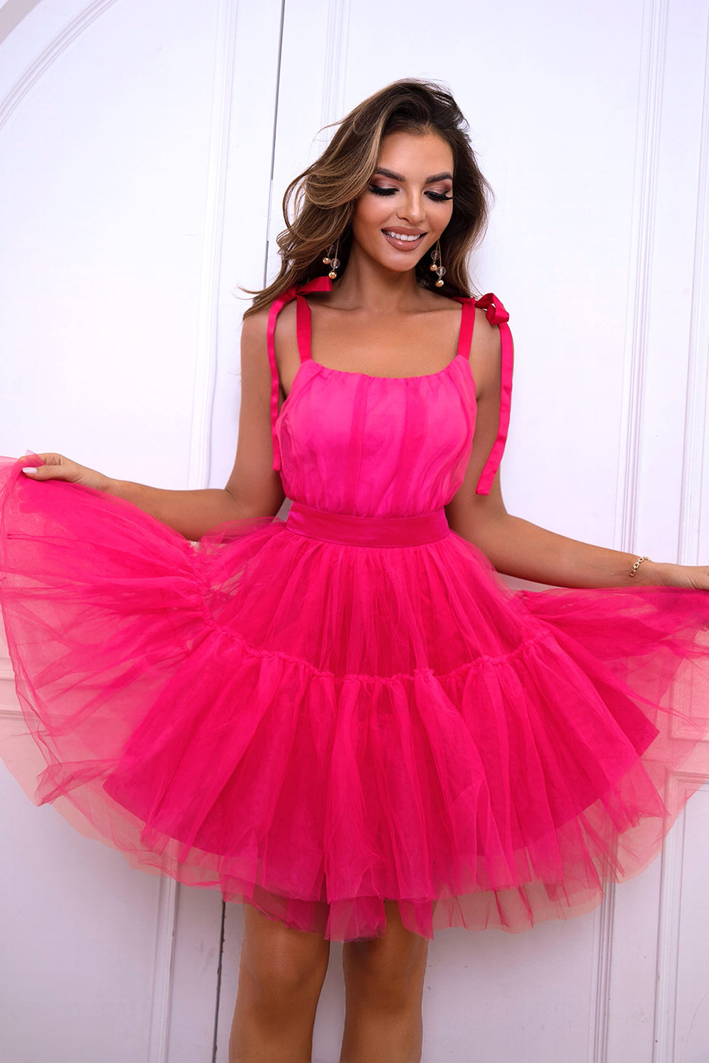 🤍 Vestido con Encaje y Lazo – Delicadeza que enamora